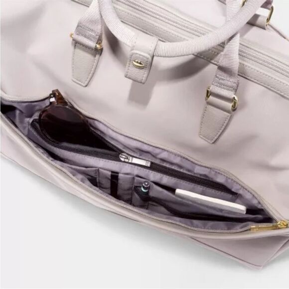 Open Story Weekender Duffle Travel Bag Taupe - Picture 4 of 11